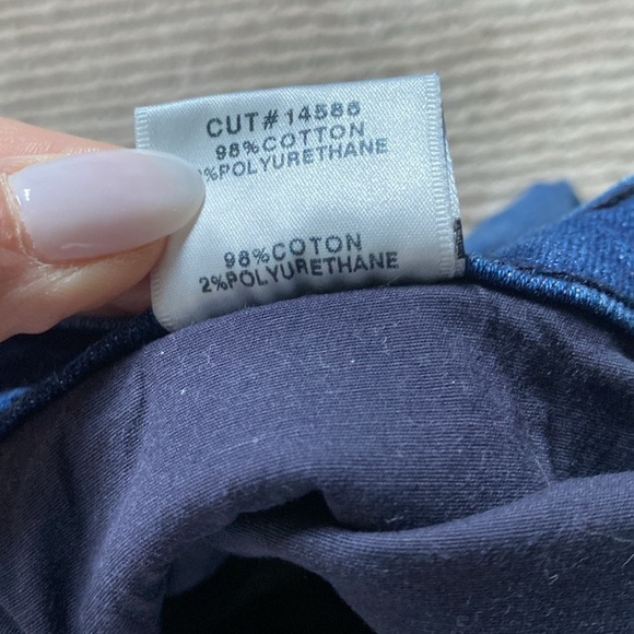 J Brand 620 Mid Rise Super Skinny Distressed Mid Mystic Wash Blue Jeans Size 31 - Picture 10 of 14